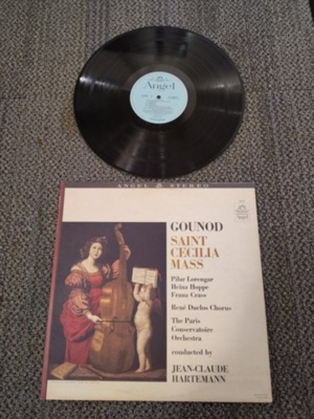 JEAN-CLAUDE HARTEMANN GOUNOD SAINT CECILIA MASS (NM) 36214 LP VINYL RECORD